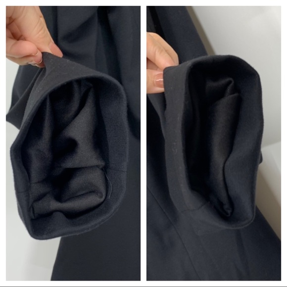 Adrianna Papell Black Sequin Lapel Lightweight Ponte Blazer New Nwt Size Medium - Picture 11 of 16